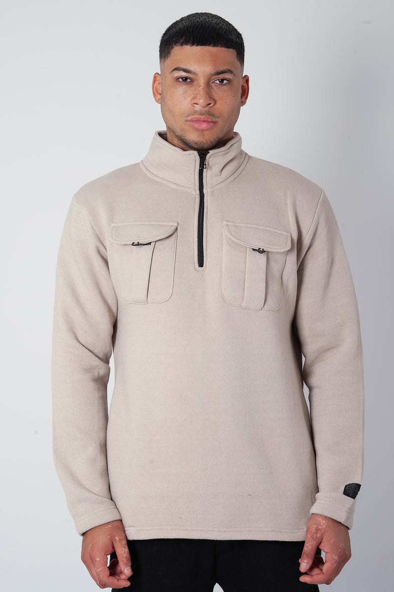 Half Zip Technical Sweatshirt